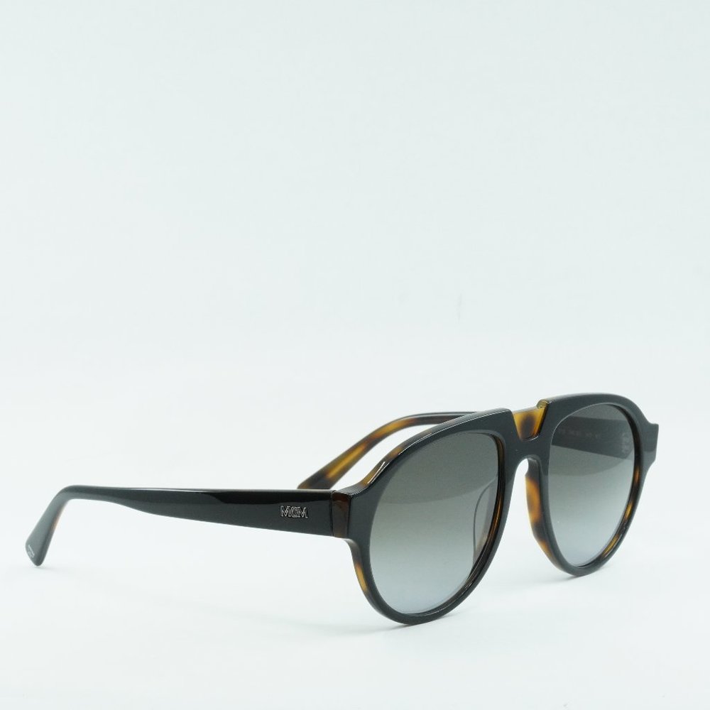 💯 NEW MCM 692S 019 BLACK HAVANA GREY GRADIENT SUNGLASSES - Picture 8 of 12